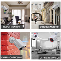 4CH DVR System CCTV 2 sztuk kamery 1080P 2MP nadzór wideo 4CH 5 w 1 DVR podczerwieni AHD 1200 TVcctv aparat bezpieczeństwa zestaw do organizacji 4